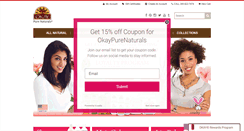 Desktop Screenshot of okaypurenaturals.com