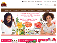 Tablet Screenshot of okaypurenaturals.com